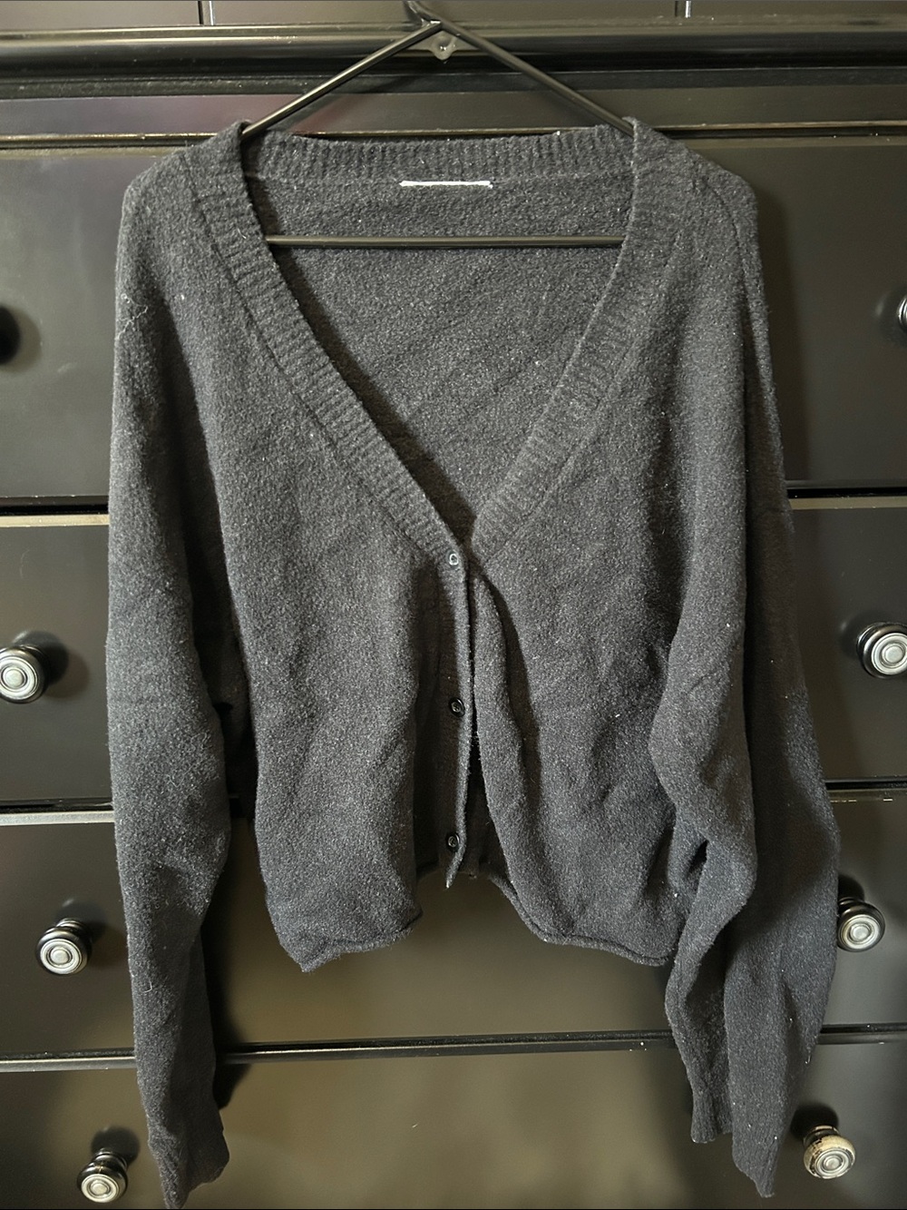 V-Neck Cardigan Sweater